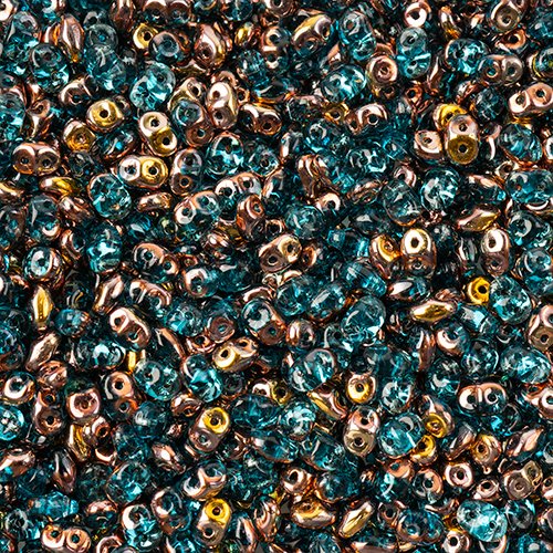 Superduos - Aquamarine Capri Gold