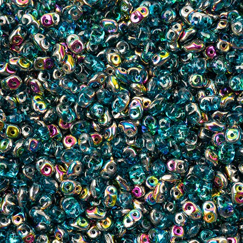 Superduos - Aquamarine Vitrail