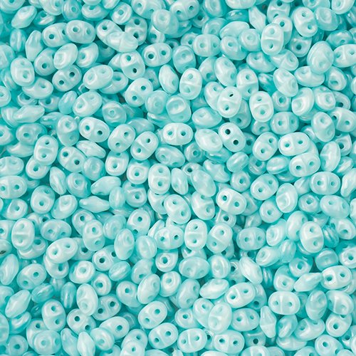 Superduos - Silk Blue Opal