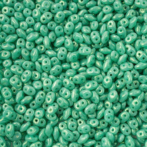 Superduos - Turquoise Green Stardust