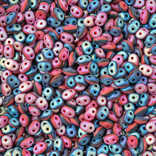 Superduos - Red Black Full AB Matte