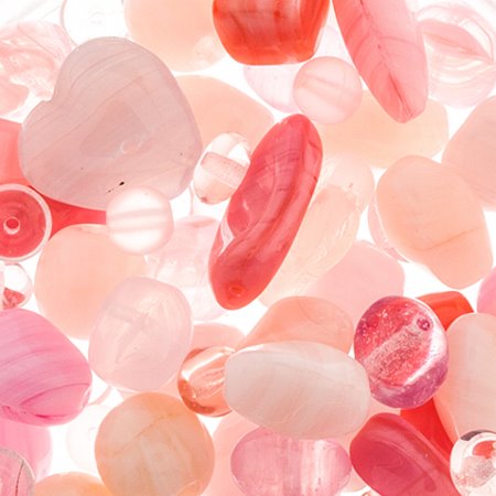 Bead Mix -  Czech Glass Bead Mix - Barbie Doll (50 g)