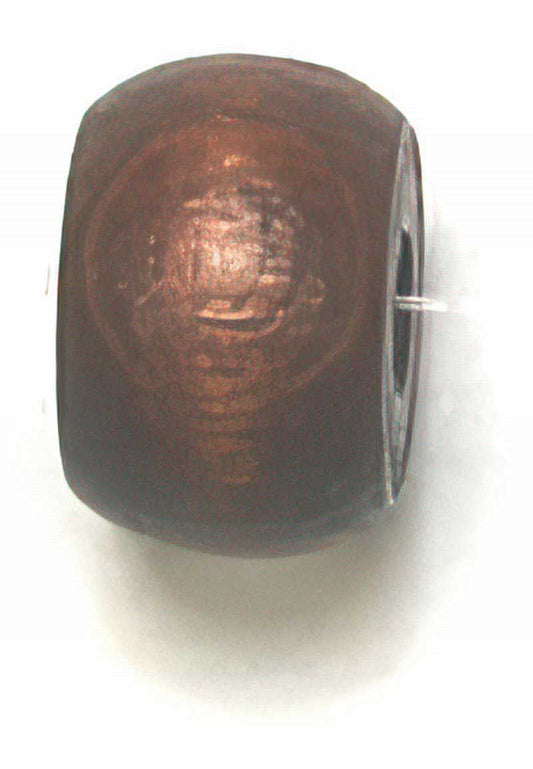 Euro Wood - 9x6mm Crow Beads - Dark Brown (500pcs)