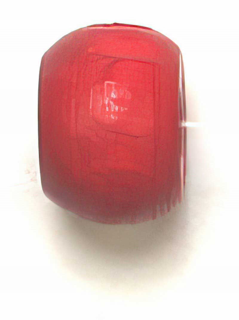 Euro Wood - 9x6mm Crow Beads - Red (500pcs)