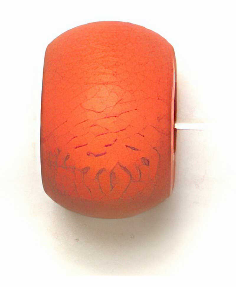 Euro Wood - 9x6mm Crow Beads - Orange (500pcs)