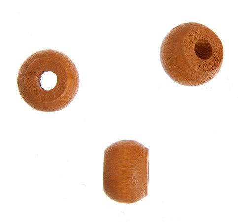 Euro Wood - 9x6mm Crow Beads - Coffee (500pcs)