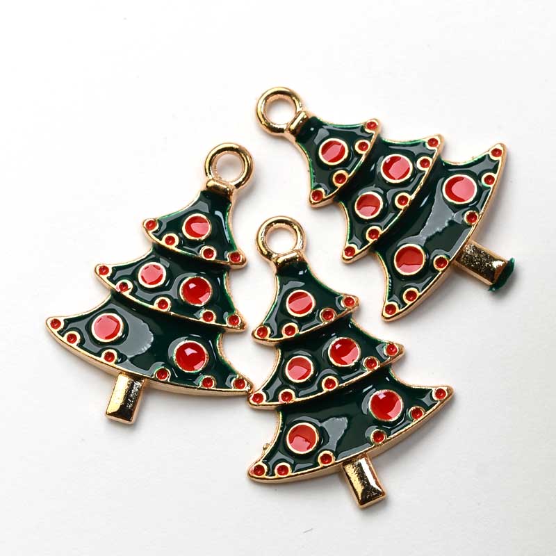 S&P Holiday  Charm  Christmas Tree 8pcs