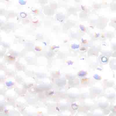 Glass Beads - 3mm - Round - Chalk White AB (120)