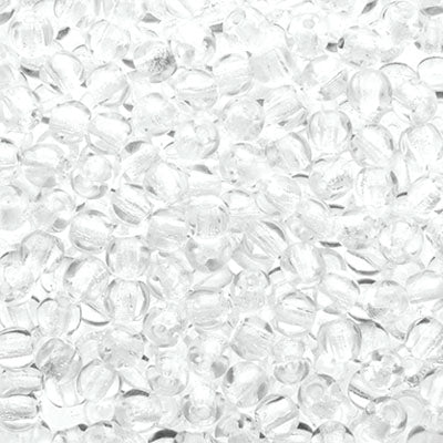 Glass Beads - 3mm - Round - Transparent Crystal (120)
