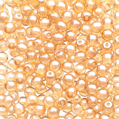 Glass Beads - 3mm - Round - Crystal Celsian (120)