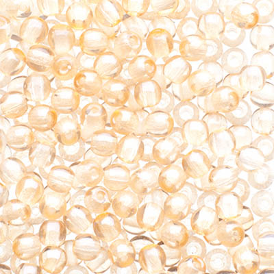 Glass Beads - 3mm - Round - Crystal Honey (120)