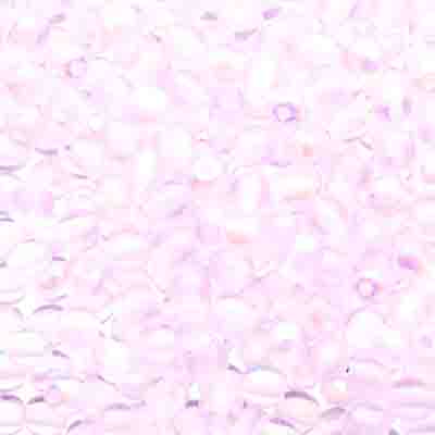 Glass Beads - 3mm - Round - Transparent Light Rose AB (120)
