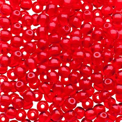 Glass Beads - 3mm - Round - Siam (120)