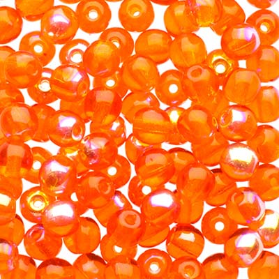 Glass Beads - 4mm - Round - Hyacinth AB (100)