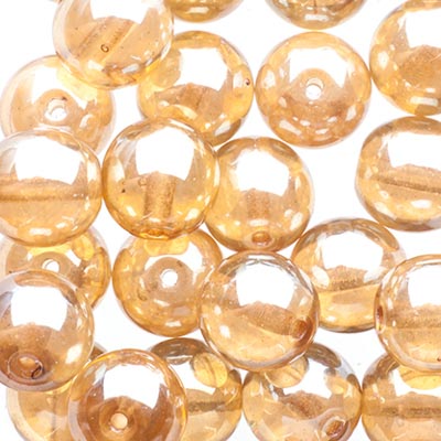 Glass Beads - 8mm - Round - Crystal Celsian (25)
