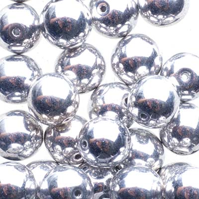 Glass Beads - 8mm - Round - Crystal Labrador (25)