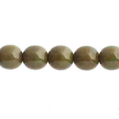 Glass Beads - 8mm Round - Blue Travertine (22pc strand)