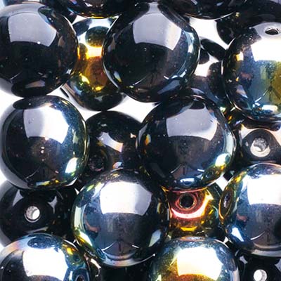 Glass Beads - 10mm - Round - Marea (25)