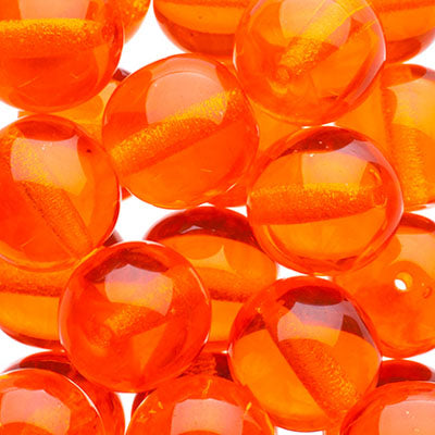 Glass Beads - 10mm - Round - Transparent Hyacinth (25)