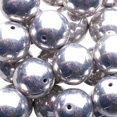 Glass Beads - 10mm - Round - Crystal Labrador (25)