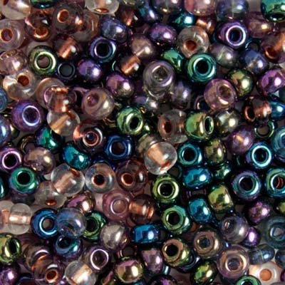 Czech Seed Beads - 2/0 - Metallic Iridescent Assorted 22g