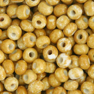 Czech Seed Beads - 2/0 - Opaque Speckled Brown 22g