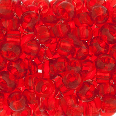 Czech Seed Beads - 2/0 - Transparent Light Red 22g