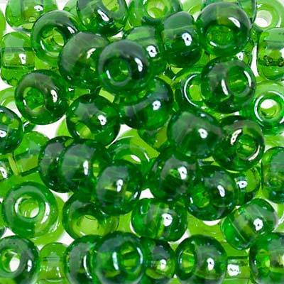 Czech Seed Beads - 2/0 - Transparent Chartreuse Lustre 22g