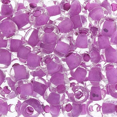 Czech Seed Beads - 2/0 - Crystal Lilac Terra 22g
