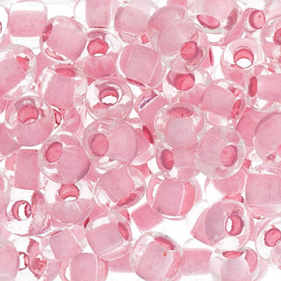 Czech Seed Beads - 2/0 - Crystal Light Pink Terra 22g