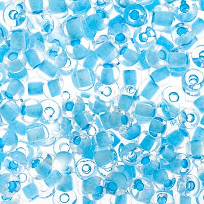 Czech Seed Beads - 2/0 - Crystal Light Blue Terra 22g