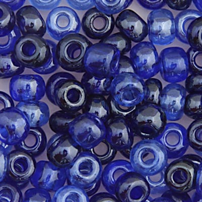 Czech Seed Beads - 2/0 - Blue Sapphire 22g