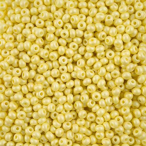 Czech Seed Beads - 6/0 - Permalux Light Yellow (Tube)