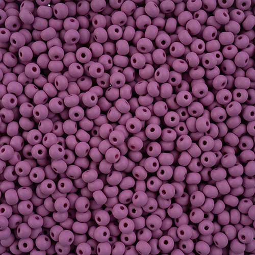 Czech Seed Beads - 6/0 - Permalux Purple Matte (Tube)