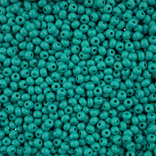 Czech Seed Beads - 6/0 - Permalux Sea Green Matte (Tube)