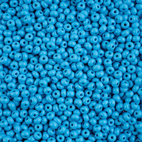 Czech Seed Beads - 6/0 - Permalux Dark Turquoise Matte (Tube)