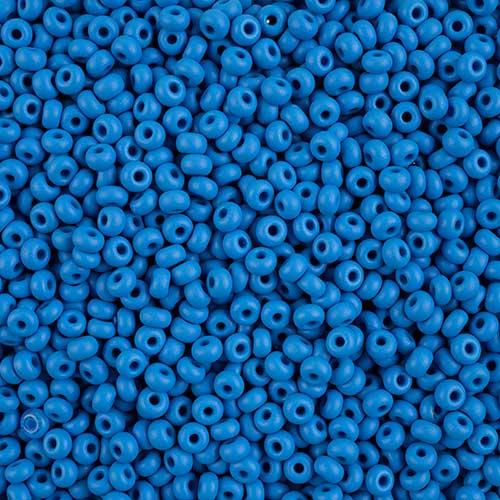 Czech Seed Beads - 6/0 - Permalux Blue Matte (Tube)