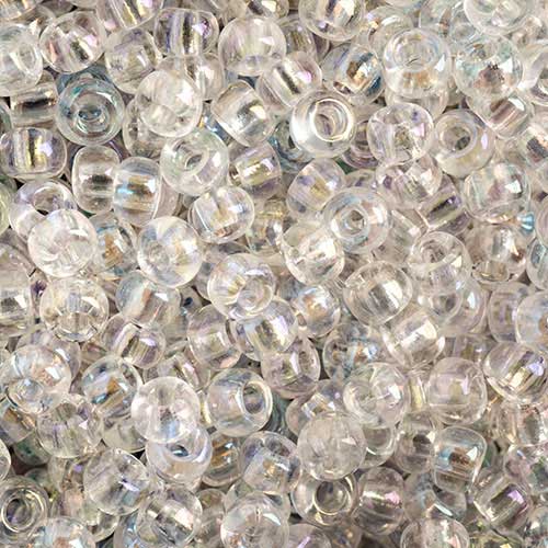 Czech Seed Beads - 8/0 - Crystal Iris (22g)