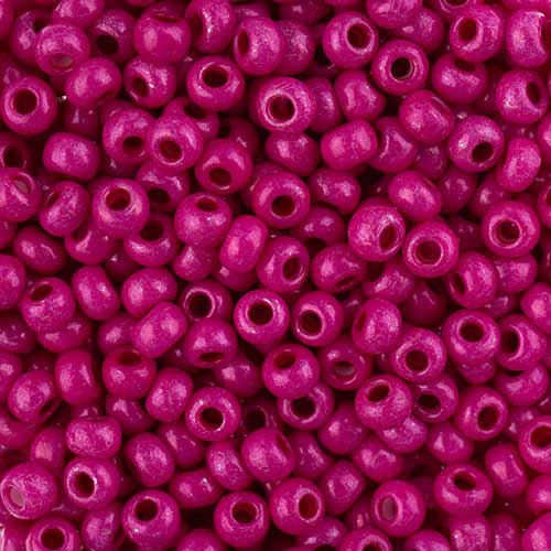 Czech Seed Beads - 8/0 - Terra Intensive Pink (22g)