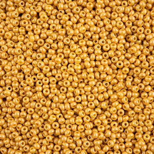 Czech Seed Beads - 8/0 - Permalux Yellow-Brown (22g)