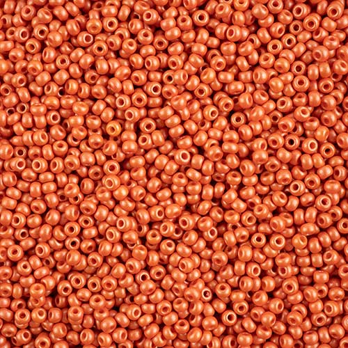 Czech Seed Beads - 8/0 - Permalux Orange (22g)