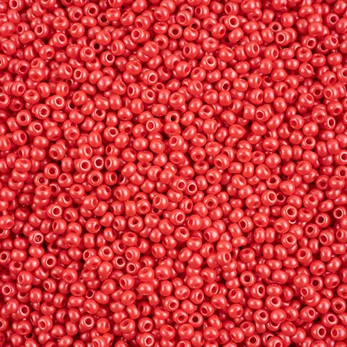 Czech Seed Beads - 8/0 - Permalux Red (22g)