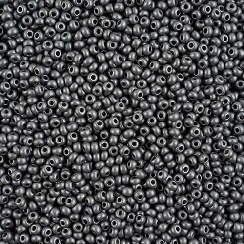 Czech Seed Beads - 8/0 - Permalux Grey (22g)