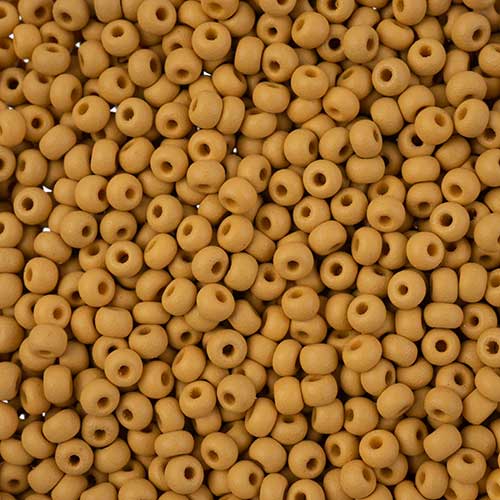 Czech Seed Beads - 8/0 - Permalux Yellow-Brown Matte (22g)
