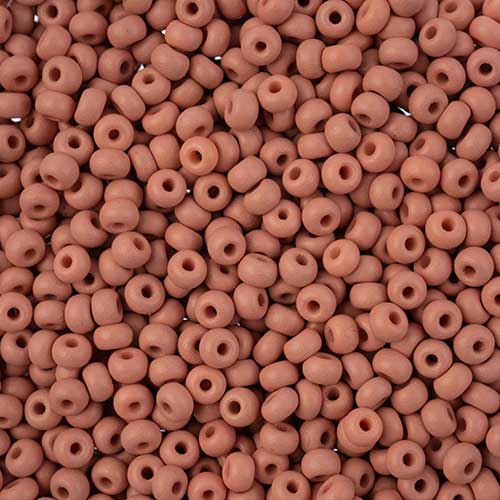 Czech Seed Beads - 8/0 - Permalux Light Brown Matte (22g)