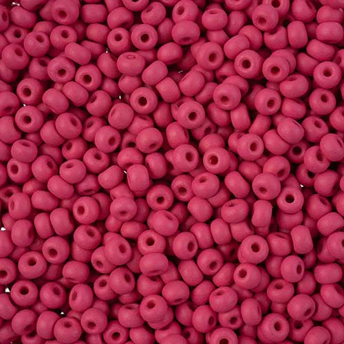 Czech Seed Beads - 8/0 - Permalux Fuchsia Matte (22g)