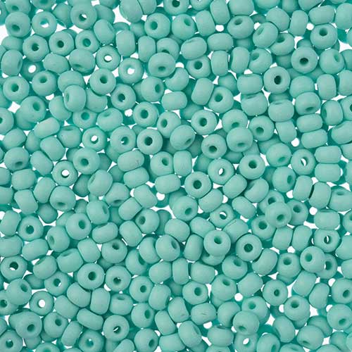 Czech Seed Beads - 8/0 - Permalux Mint Matte (22g)