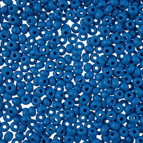 Czech Seed Beads - 8/0 - Permalux Blue Matte (22g)