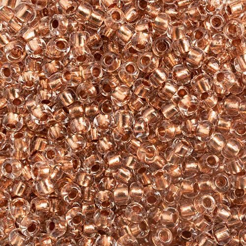 Czech Seed Beads - 10/0 - Copper Lined Crystal (22g)