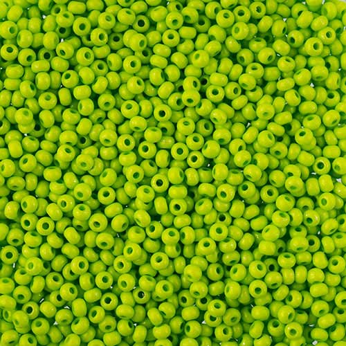 Czech Seed Beads - 10/0 - Terra Intensive Light Green (22g)